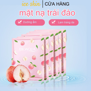 Mặt nạ dưỡng da bioaqua dưỡng ẩm làm trắng da mặt nạ trái đào chăm sóc da 1miếng 25g