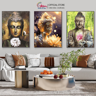  Tranh Số Hoá Phật Giáo Đức Phật Tô Màu Theo Số GAM Có Sẵn Căng Khung Dày 2.5cm Tổng Hợp 