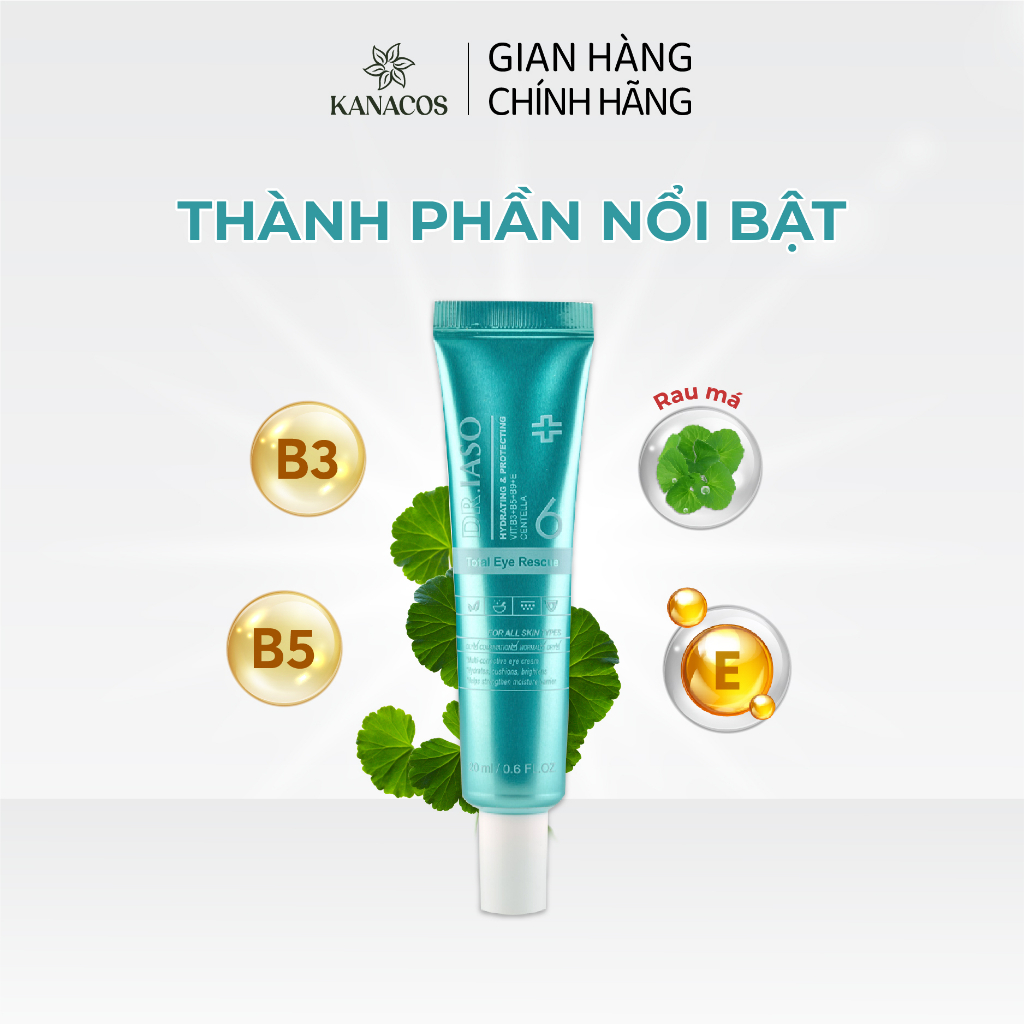 Kem dưỡng mắt toàn diện Dr IASO 20ml - D35