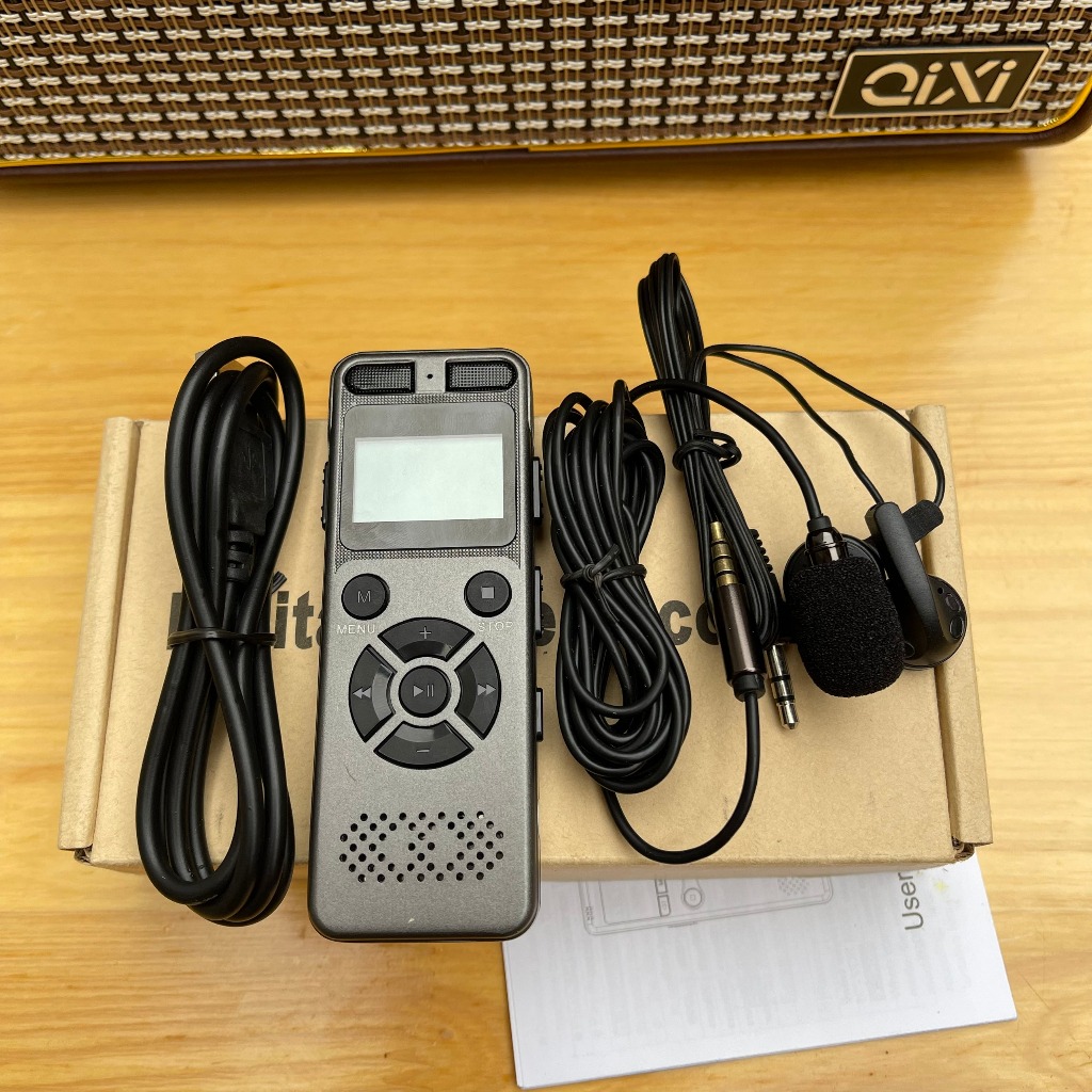 Máy Ghi Âm Chuyên Nghiệp VM106S Thu Âm Lọc Tiếng Ồn Cực Tốt, Pin 8 Ngày Bộ Nhớ 1500 Giờ. BH 12T.