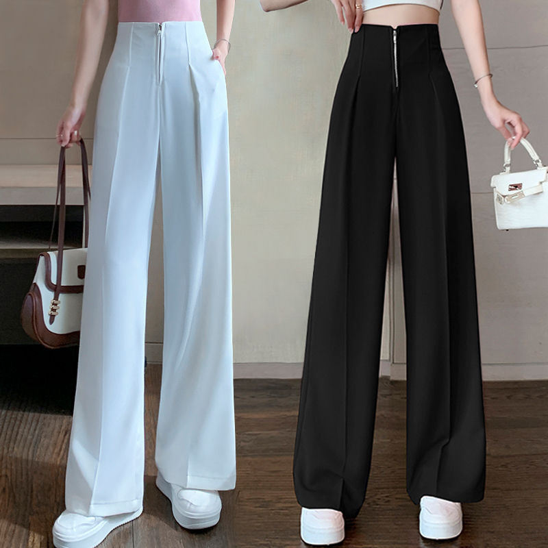 Quần tây lưng cao hot trend độc đáo tông màu pastel sang trọng hack chiều cao-Vải tuyết mưa loại 1 sang xịn.
