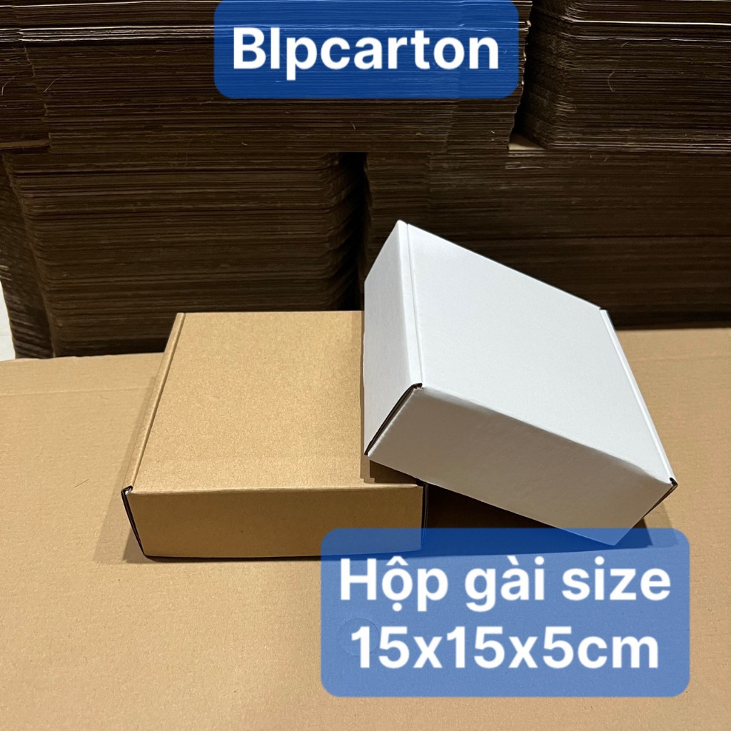 COMBO 20 HỘP CARTON GÀI ĐỰNG THẮT LƯNG, PHỤ KIỆN SIZE 15X15X5CM