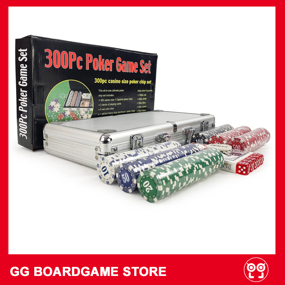 Bộ Vali 300 Chip Poker có số.
