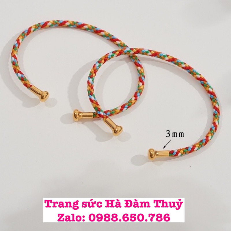 Vòng tay dây Thép Cứng Mẫu chữ C -  Mix thêm Charm các loại 🍀🥰🤩