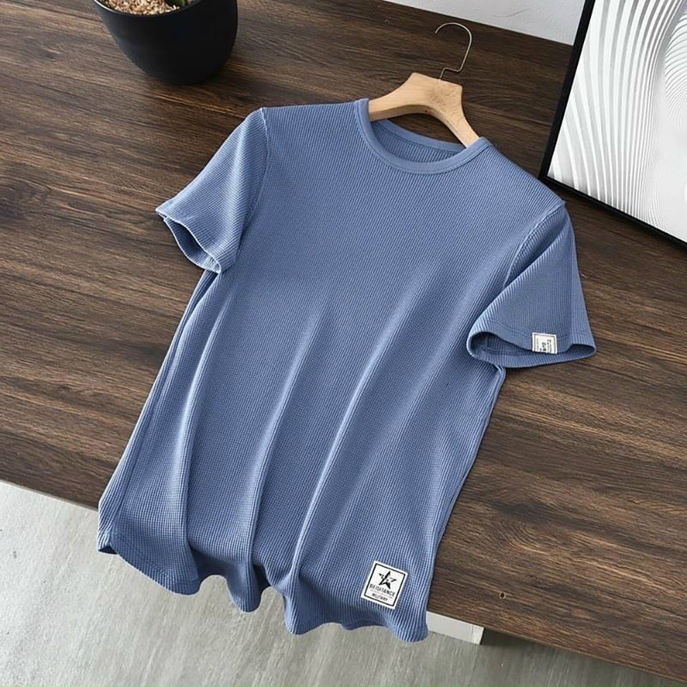 Áo phông nam tay ngắn cổ tròn chất vải cotton co giãn 4 chiều mặc cực mát - Fashion Hand