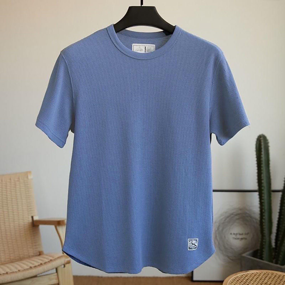 Áo phông nam tay ngắn cổ tròn chất vải cotton co giãn 4 chiều mặc cực mát - Fashion Hand