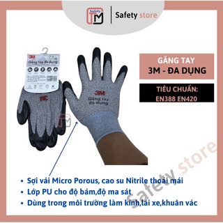 găng tay 3m -cấp 1,3,5 đa dụng