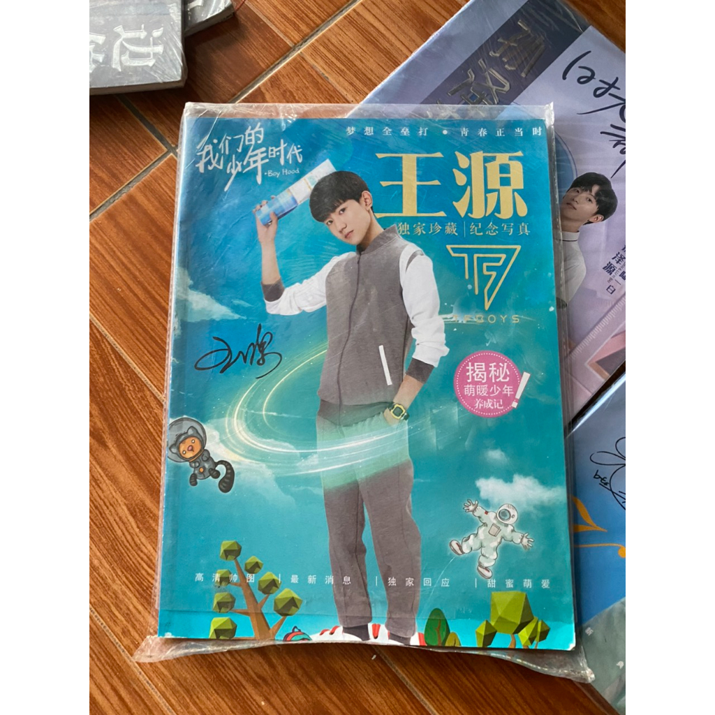 Album ảnh in hình VƯƠNG NGUYÊN TF BOYS tặng kèm poster tập ảnh xinh xắn idol thần tượng cpop
