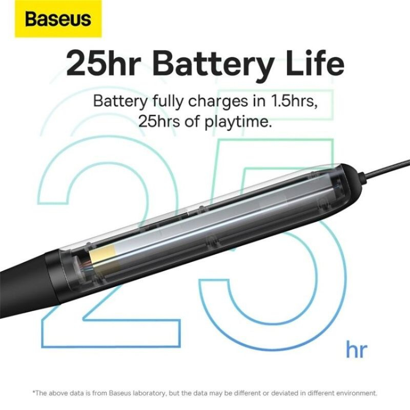 Tai Nghe Bluetooth Thể Thao, Chống nước Baseus Bowie P1 Half In-ear Neckband Wireless Earphones bluetooth 5.2