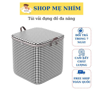 Túi vải đựng quần áo, chăn màn 140L