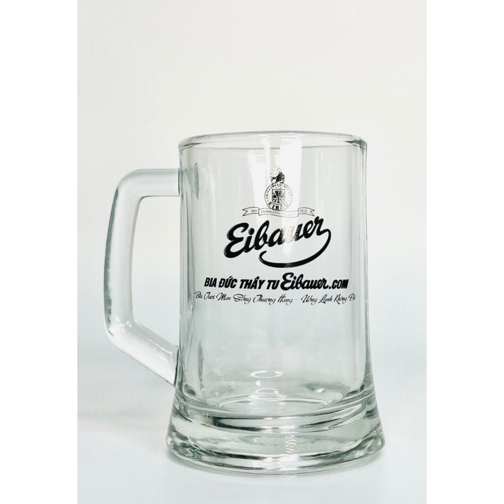 Ly Cối Thủy Tinh Cao Cấp Bia Đức Thầy Tu Eibauer - Ly Uống Bia Có Quai 350ml xuất xứ Indonesia