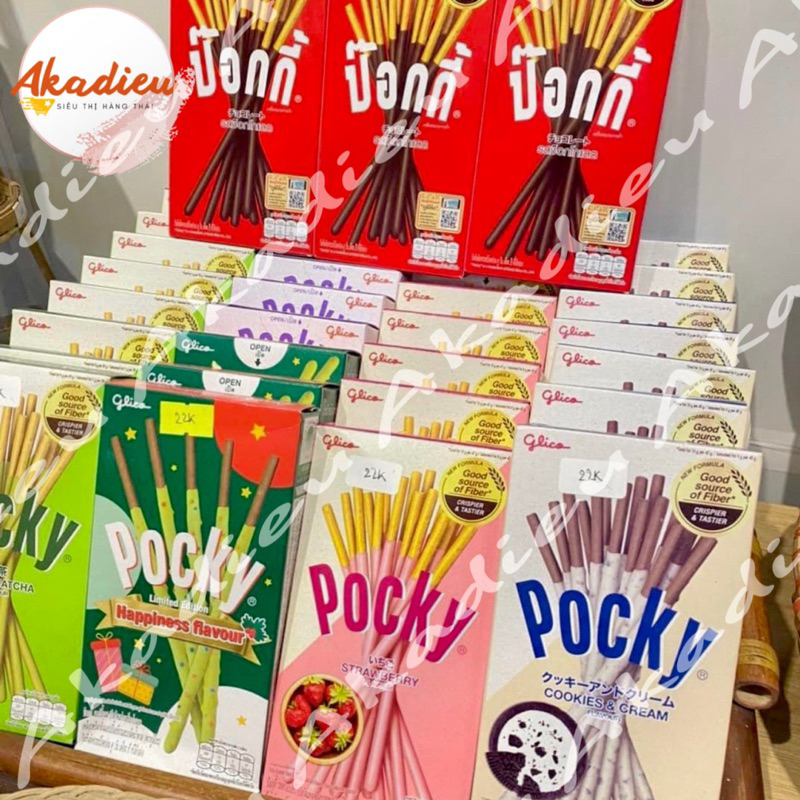 BÁNH QUE POCKY THÁI LAN SIZE LỚN (Nhiều vị)