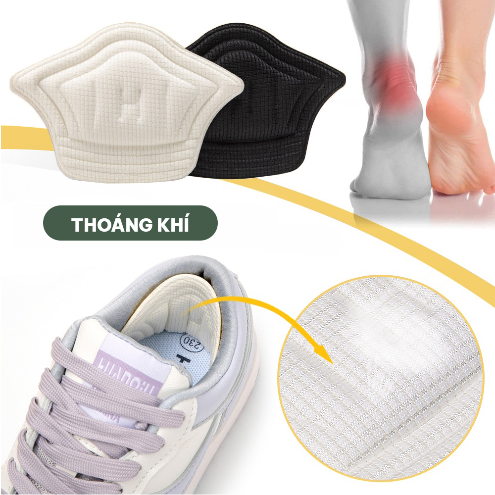 Miếng lót giày chống rộng, miếng lót gót chân GoodFit, lót gót giày tăng size, chống trầy gót, phù hợp nhiều loại giày