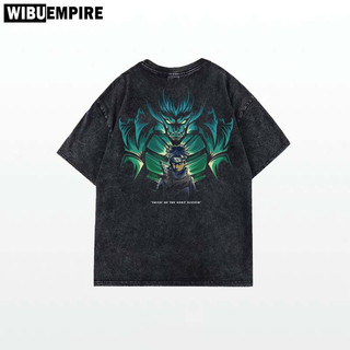 Wibu empire | áo thun wash form rộng shisui uchiha | anime naruto - áo phông wash unisex