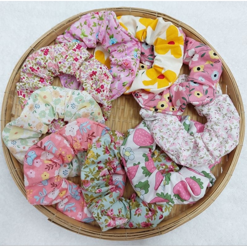 Dây Cột Tóc Bằng Vải Srunchies Phuonglinh06