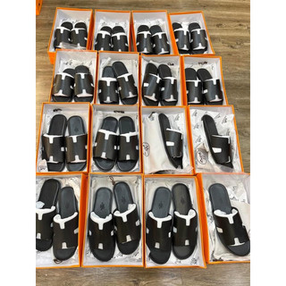 !! hàng cao cấp!! dép lê hm nam - dép da nam , đế gỗ quai da hàng cao cấp full box bill đầy đủ