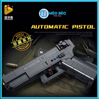 Súng lục g18 - mô hình lắp ráp phỏng theo pubg, freefire, csgo mèo béo kids store
