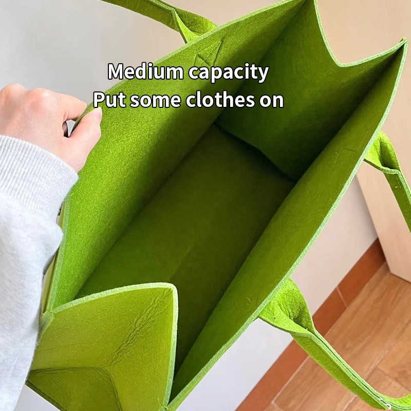 Set 2 túi xách tay in chữ Peekoo màu xanh bơ dành cho nữ Hot trend 2022 siêu thời thượng