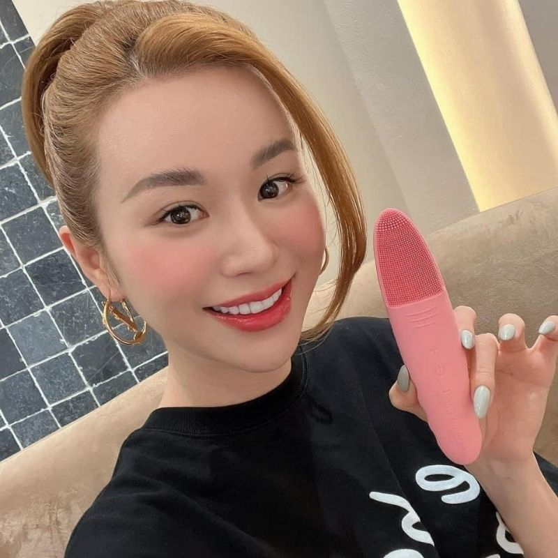 Máy rửa mặt KYUN.GLAB FA.CIAL B.RUSH & MAS.SAGER 5 cấp độ rung giúp làm sạch da chống lão hóa XIAOMIMI