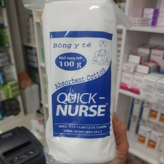 [CHÍNH HÃNG]✓BÔNG Y TẾ QUICK NURSE 25-100g