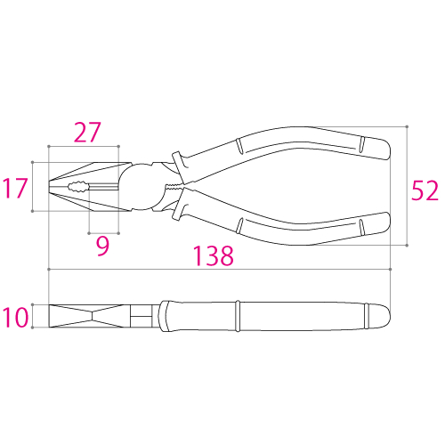 Kìm cắt đa năng 125mm Tsunoda King TTC CP-125HG