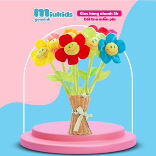 Cành Hoa Bông Decor Phòng Nhiều Màu Siêu Cute MIU KIDS Bông Hoa Nhồi Bông Dễ Thương Giá Rẻ TH116