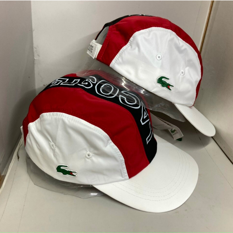 Nón lưỡi trai La.Coste Cao cấp Vải dù Form mềm 5Panel thẳng Phong cách trẻ trung.