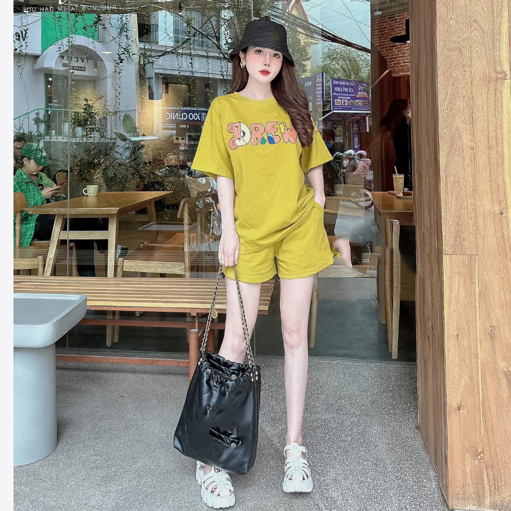 Đồ bộ mặc nhà nữ mùa hè phom rộng bigsize co giãn 3 SIZE 45-75KG chất thun coton