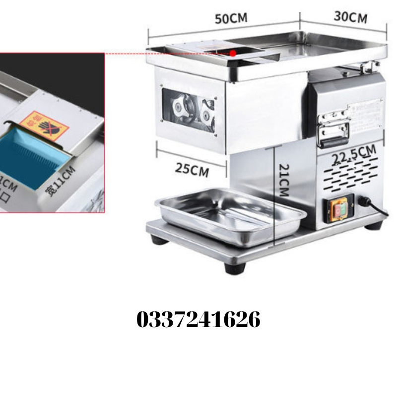 Máy thái thịt tươi sống QX260 ,công suất 1100W, năng suất 250kg/giờ, bộ dao thay thế, máy cắt thịt ,máy xắt thịt