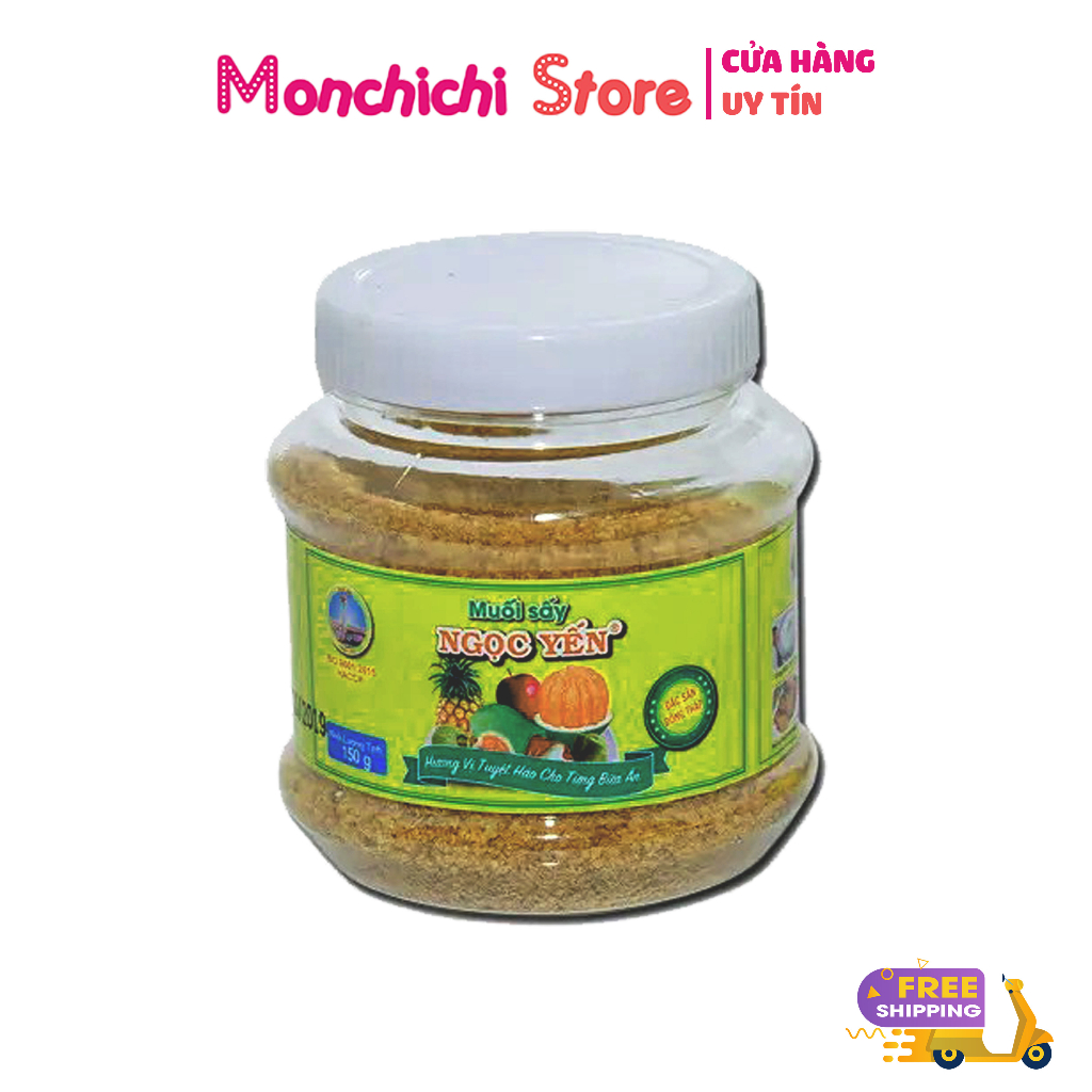 Muối sấy Ngọc Yến keo 150g, 500g bảo quản lâu hơn