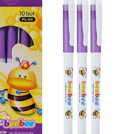 10 Cây bút lông kim bebe tím