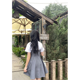Đầm Katie phối cổ sơ mi