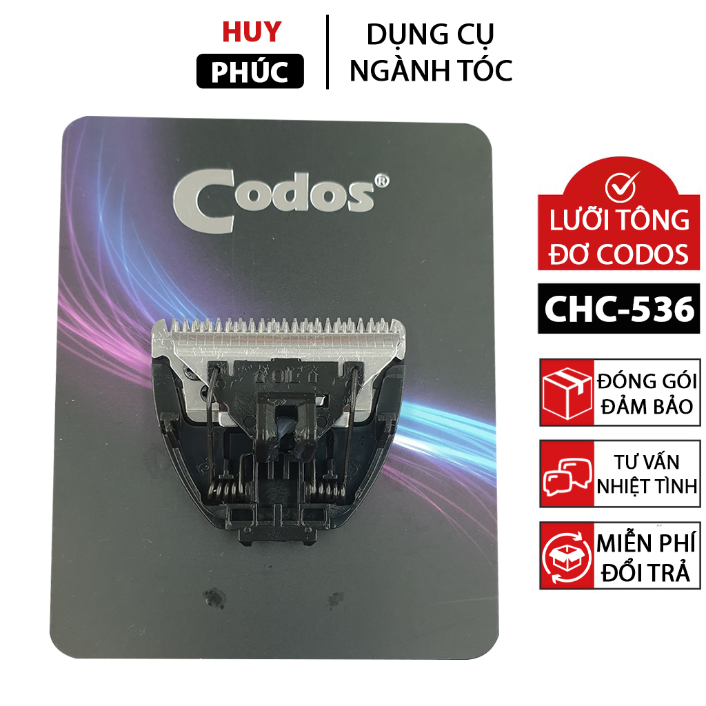 Lưỡi tông đơ Codos, lưỡi tăng đơ Codos CHC 536 chính hãng cho Salon Barber
