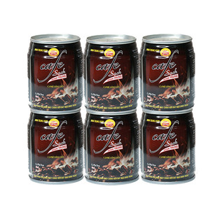 Cà Phê Đen Minh Trung lốc 6 lon - CAPHEDEN 6