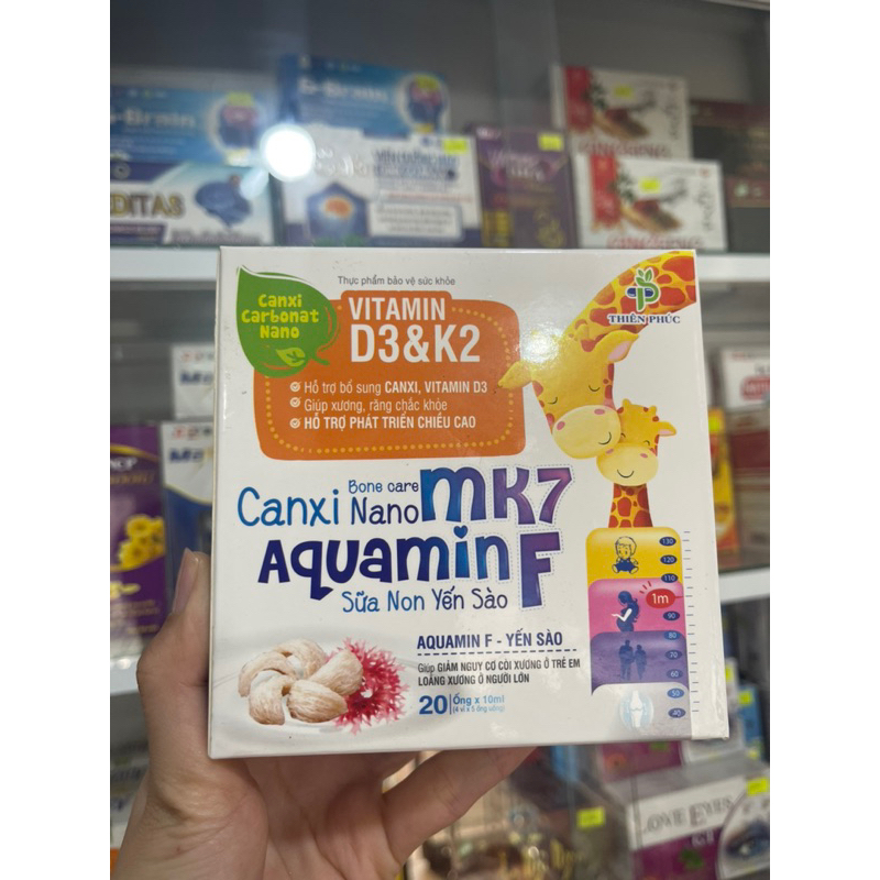 Canxi Aquamin nano MK7 (ống) cho bé