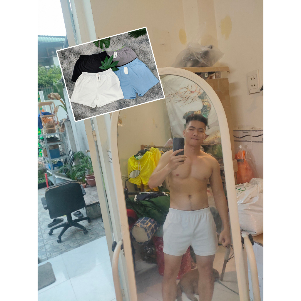 Quần đùi , quần short thun thoáng mát tránh hầm bí
