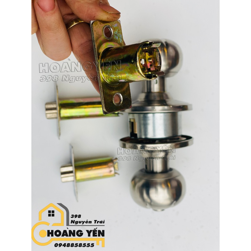 Cò khoá tay nắm tròn, mồm khoá tròn 3 cỡ 3cm, 4cm, 6cm- Loại dày đẹp