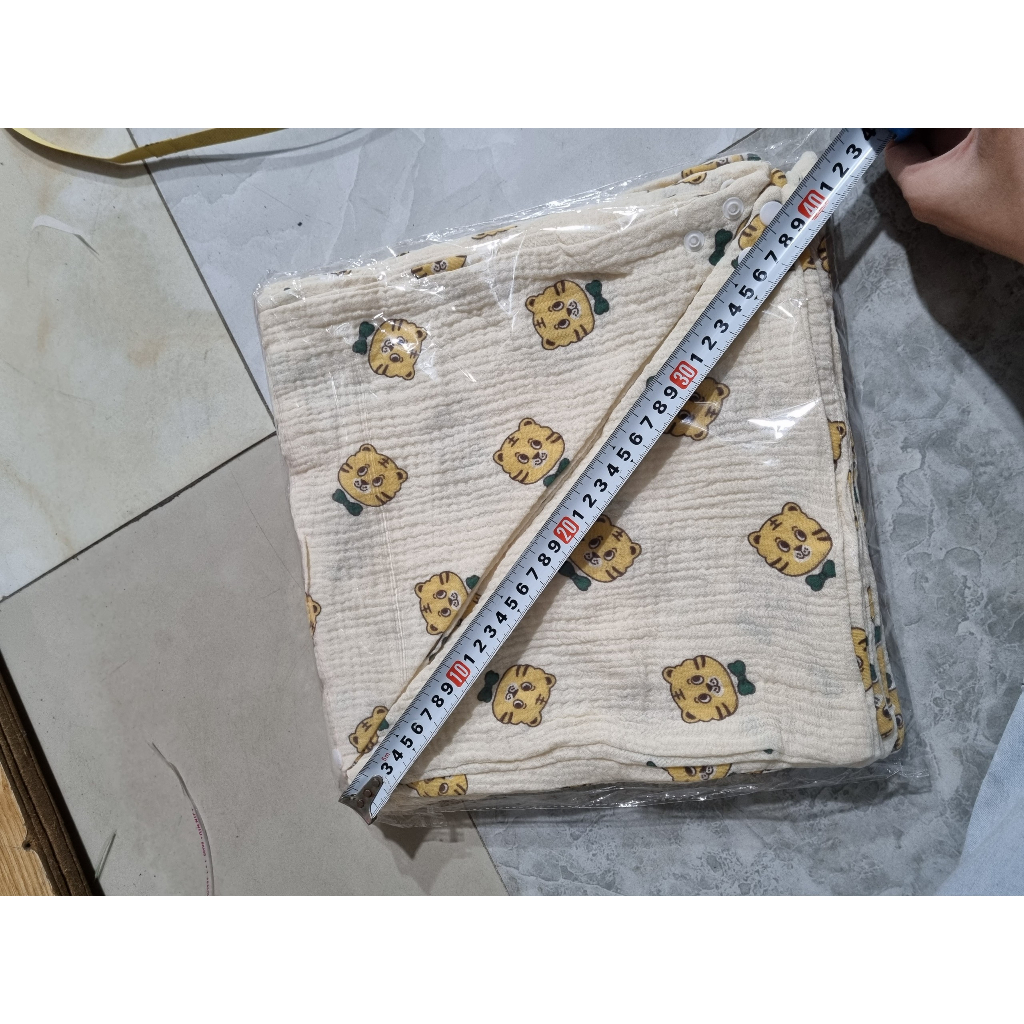 Yếm tam giác xô muslin siêu mềm mại cao cấp cho bé trai, bé gái 30*40cm