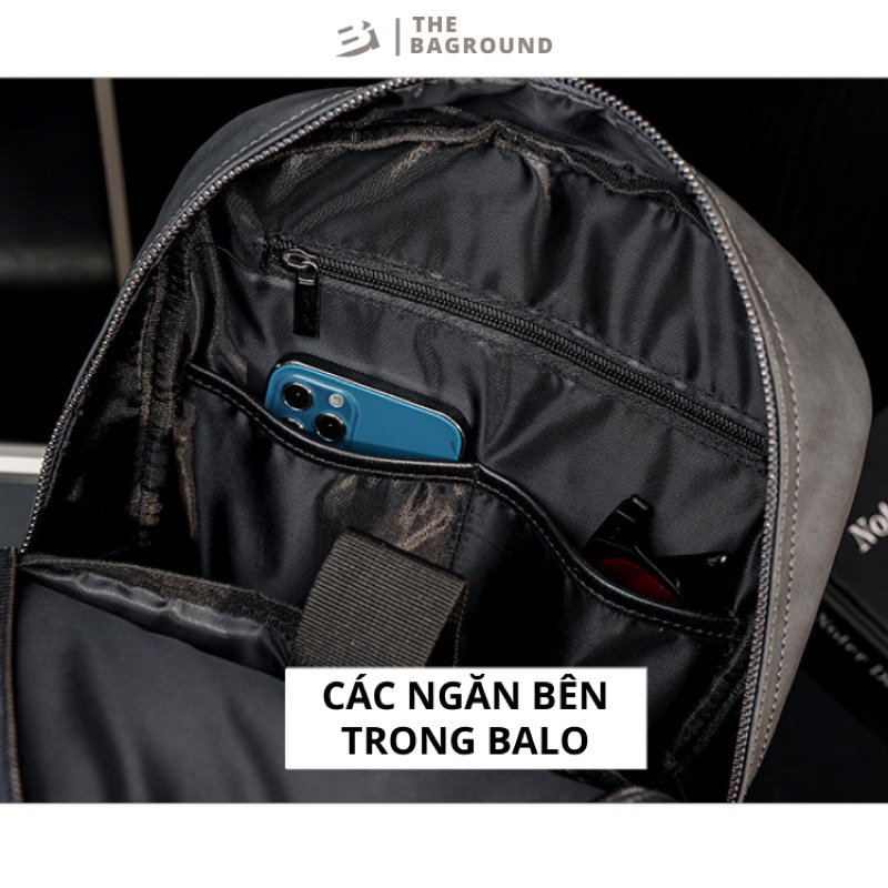 BALO THỜI TRANG NAM - DA PU KHÁNG NƯỚC - BALO VỪA LAP 14 INCHES | NHIỀU NGĂN | ĐI HỌC ĐI LÀM | HS SV CÔNG SỞ