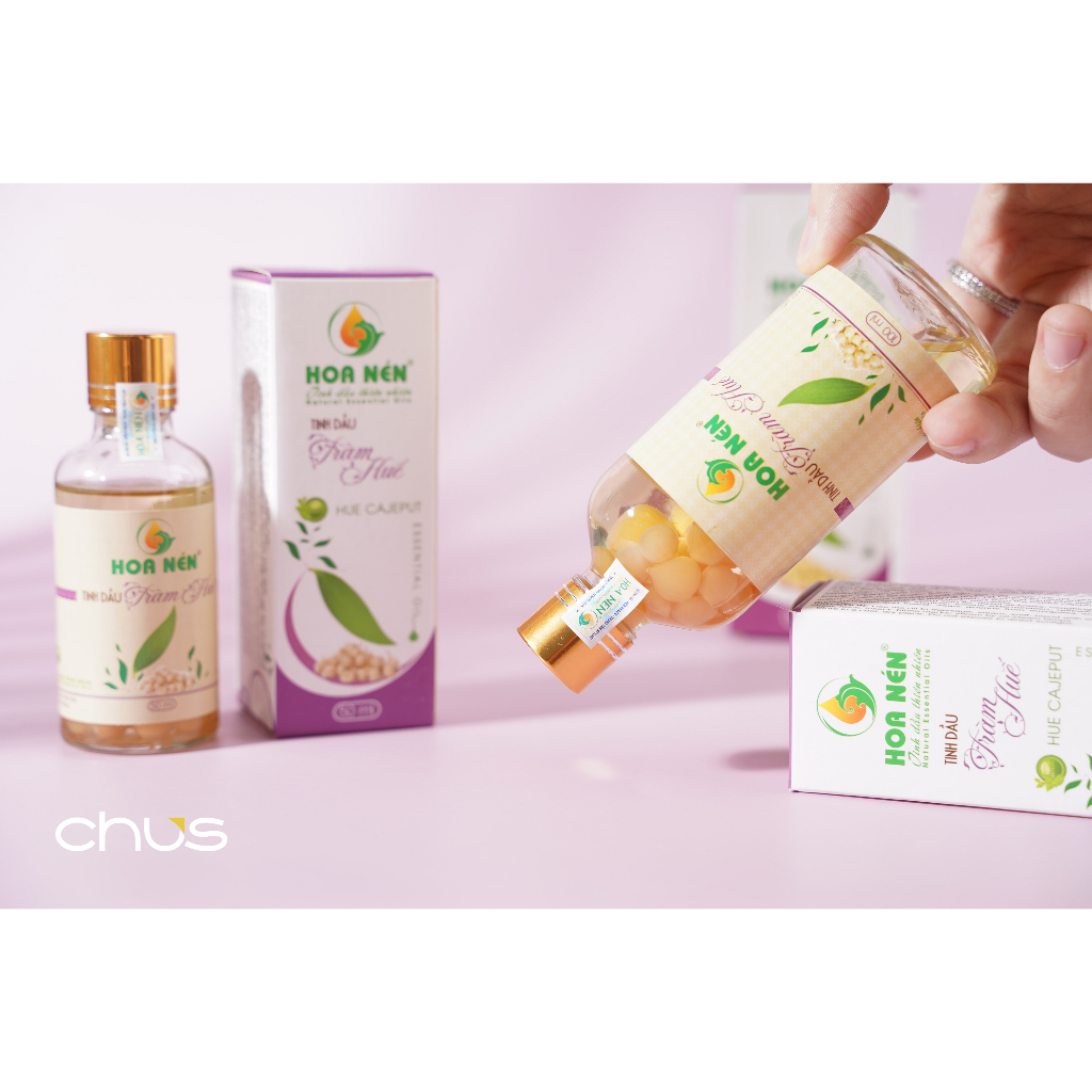 Tinh dầu Tràm Huế Ngâm Củ Nén Hoa Nén - Chuẩn VietGAP - Chăm sóc mẹ và bé - 100ml