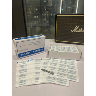 Kim chích mụn, hộp 200 chiếc kim nặn mụn chích máu blood lancets