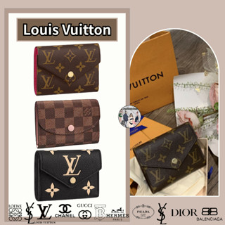 💖Louis Vuitton / VICTORINE Ví Nữ Cổ Điển /Xịn 100%