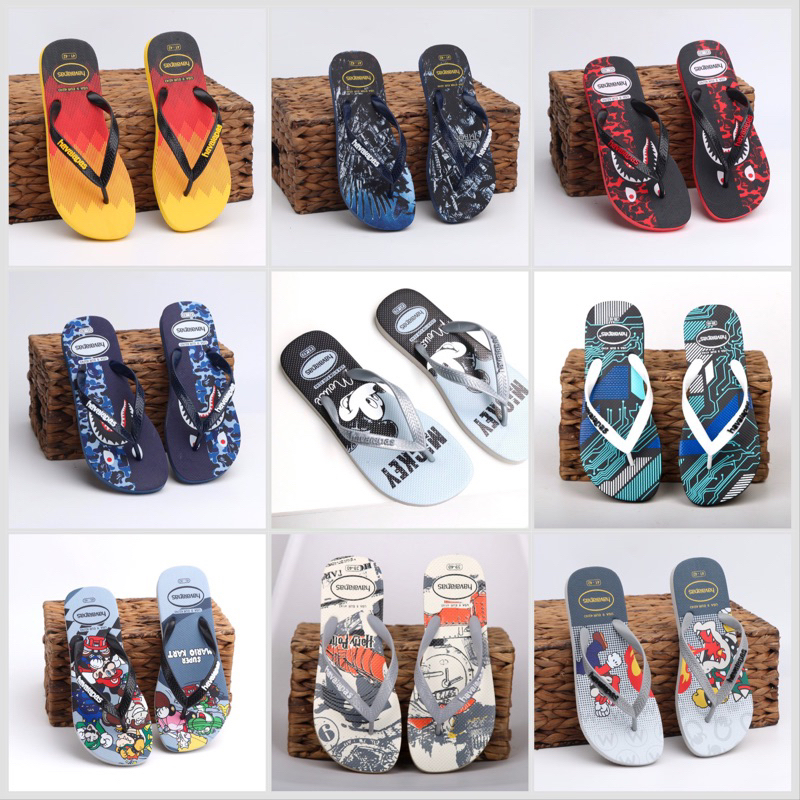 DÉP XỎ NGÓN HAVAIANAS ĐẾ NẶNG - KẸP NAM - TÔNG NAM