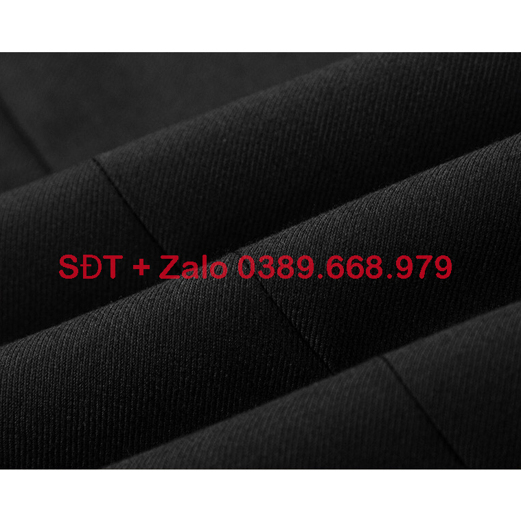 Áo Vest Nam 6 Cúc màu đen, Suit nam 6 cúc màu đen, Fom ôm đẹp, chất vải sịn