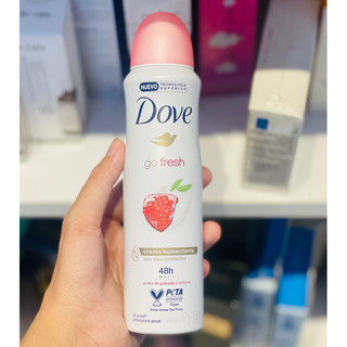 Xịt khử mùi Dove lưu hương 48h hương lựu đỏ 150ml