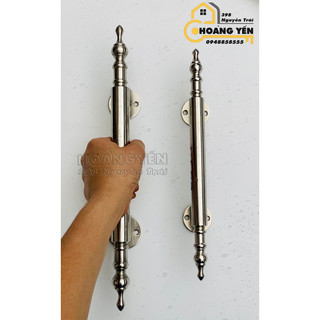 Tay nắm cửa inox, tay nắm cổng, tay nắm cửa nhựa, nhôm kính inox đặc chuẩn 304 không gỉ 20/ 27/ 33cm