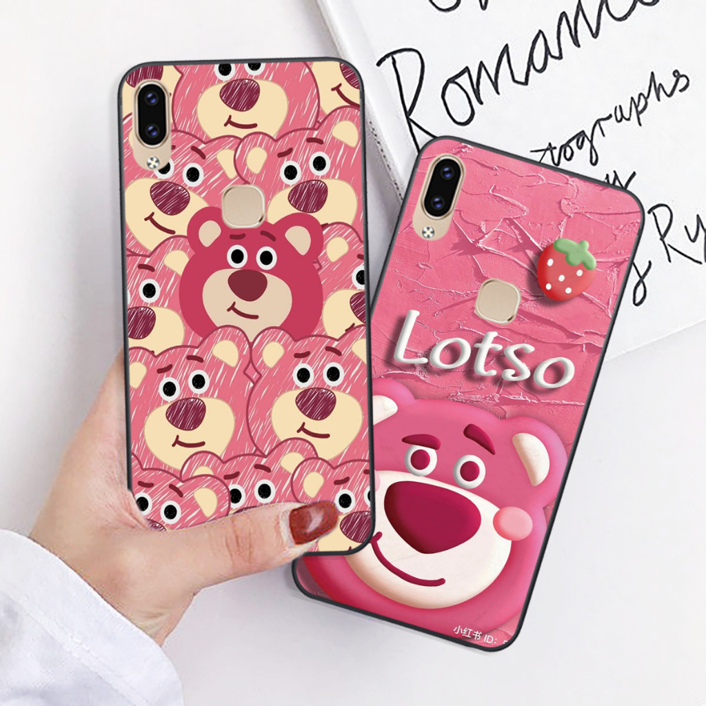 Ốp lưng Vivo V11 / V11i / Y85 / V9 / Y91 / Y95 GẤU DÂU LOTSO rẻ đẹp thể thao/ốp giá rẻ