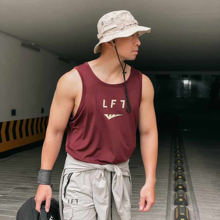 Oversize Tanktop 2023 - Đỏ mận