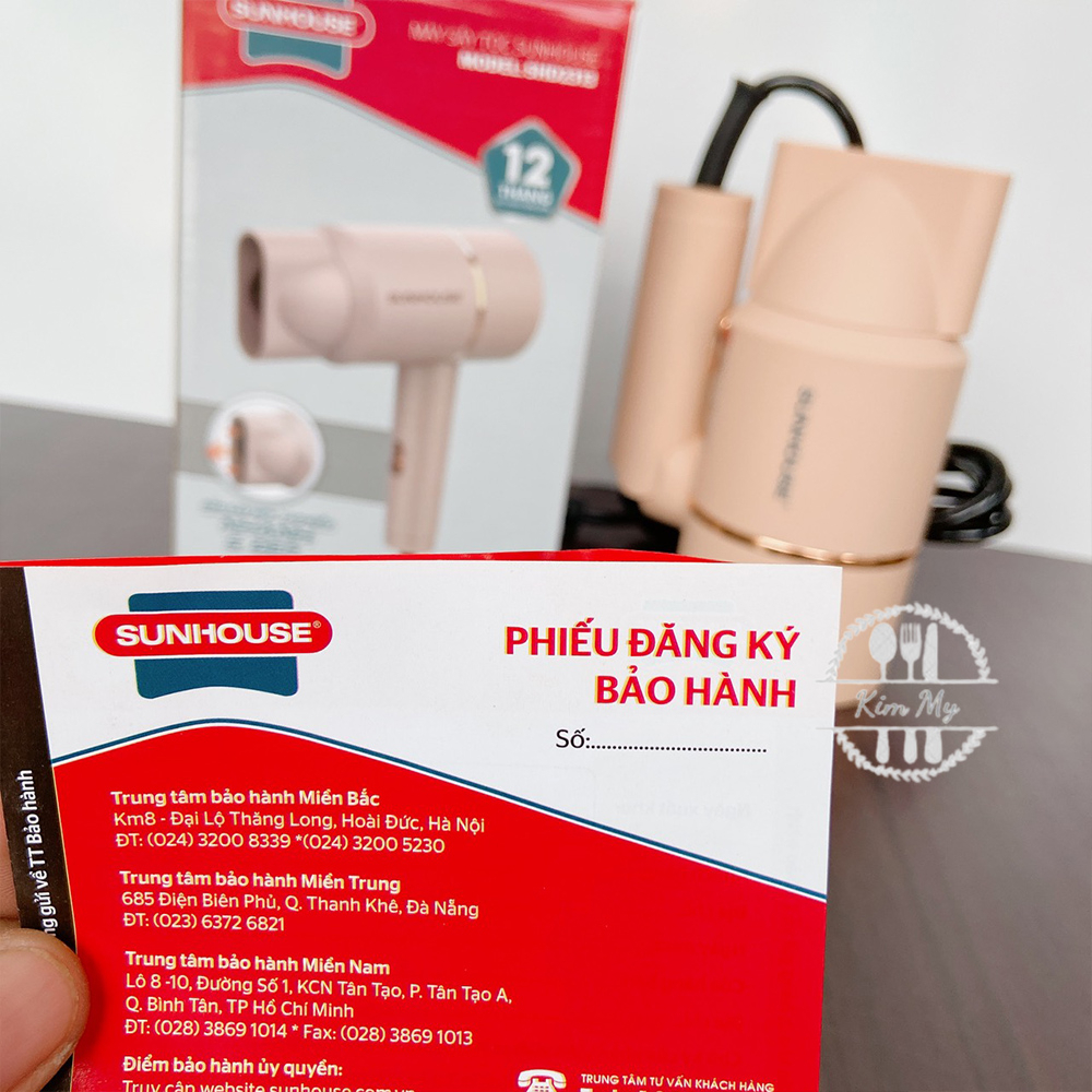 MÁY SẤY TÓC SUNHOUSE SHD2313 với 2 chế độ sấy - HÀNG CHÍNH HÃNG