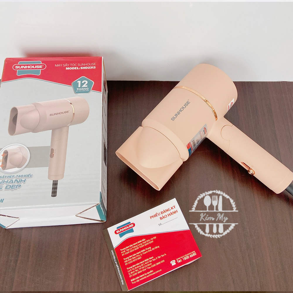 MÁY SẤY TÓC SUNHOUSE SHD2313 với 2 chế độ sấy - HÀNG CHÍNH HÃNG